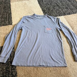 Vineyard Vines Light Blue Long Sleeve Tee